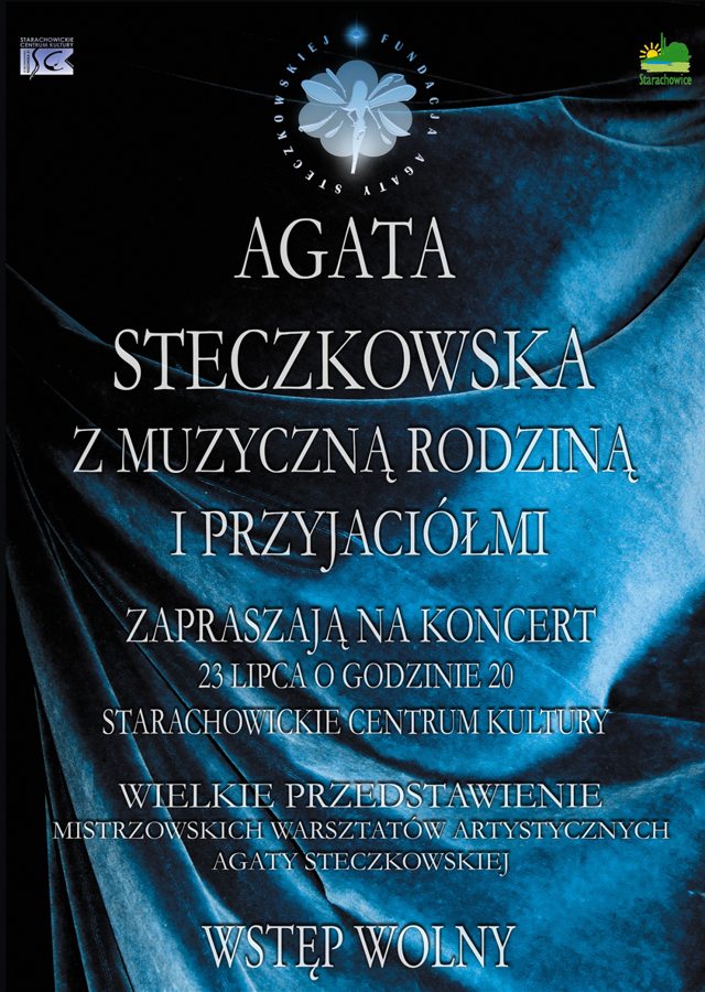 Archiwum SCK. Koncert Agaty Steczkowskiej z muzyczną rodziną i przyjaciółmi 23 lipca w SCK