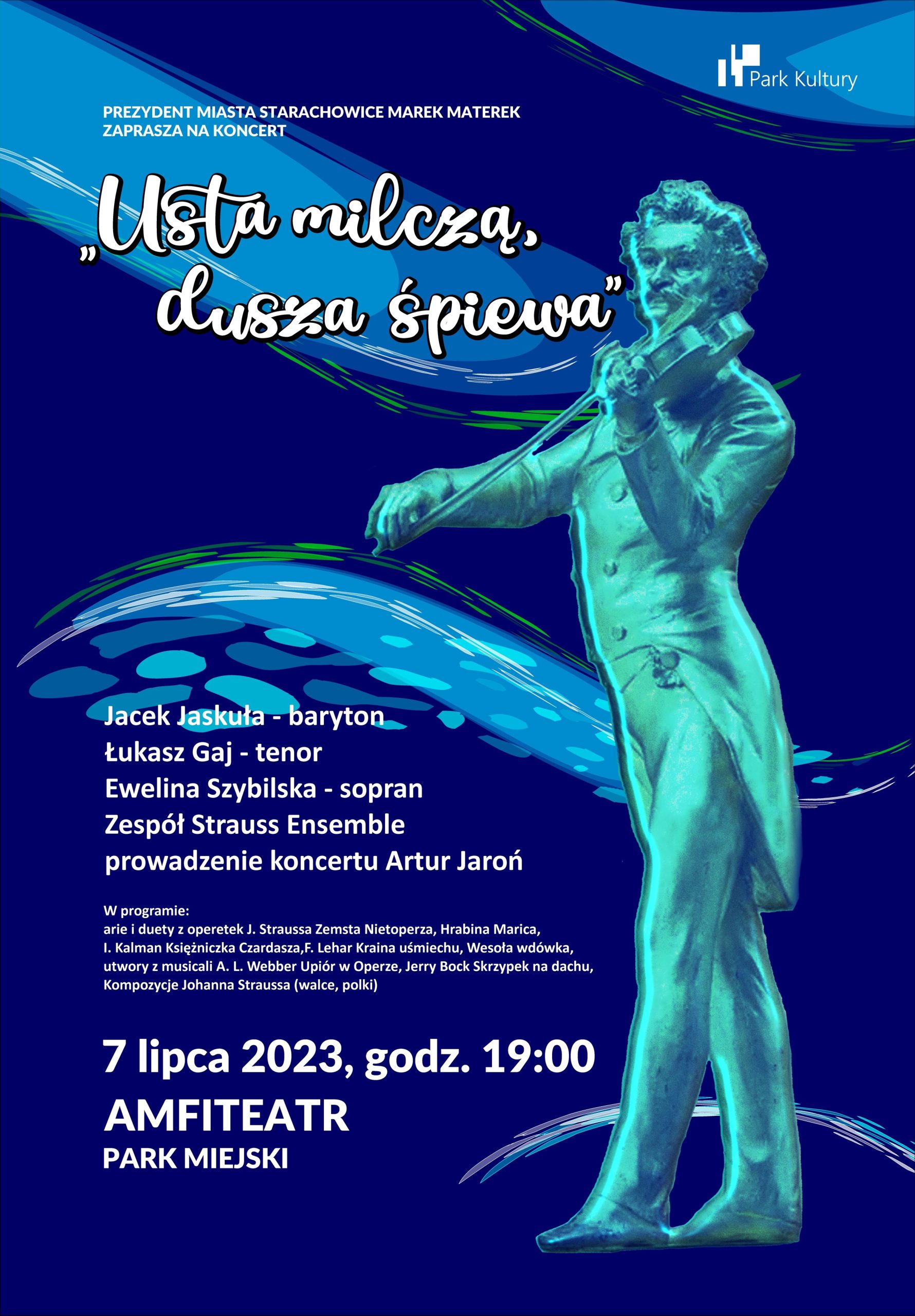 ,,Usta milczą, dusza śpiewa” – koncert operetkowy i musicalowy w Starachowicach.