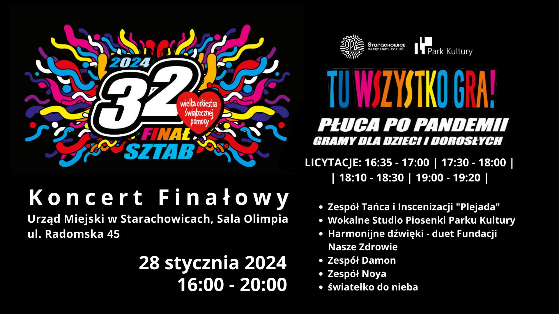 Koncert Finałowy WOŚP w Starachowicach
